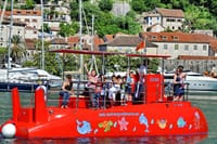 Semi Submarine &amp; young happy crew