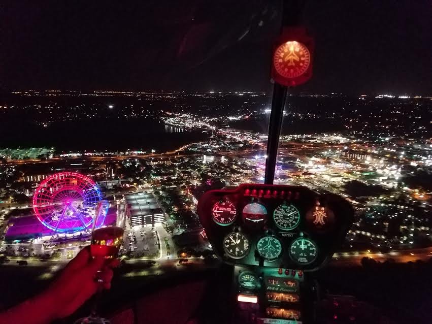 After-hours 23 Miles Helicopter Tour over Orlando Eye 9