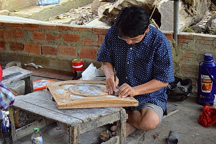 Explore Kim Bong Island: Woodworking Village Cycling Tour from Hoi An