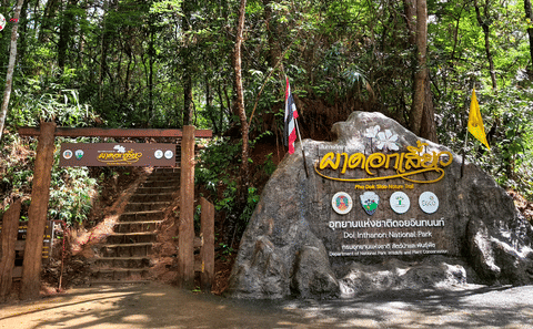 Chiang Mai to Doi Inthanon Guided Nature Trail and Elephant Tour
