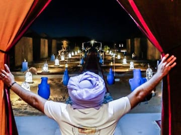 Camel Trekking and Overnight Stay in Erg Chebbi Desert from Erfoud