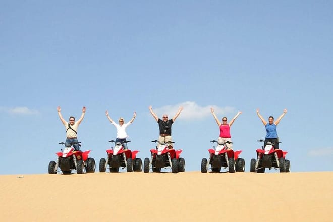 AِTV Quad Sunset Safari &amp; Camel Ride With Transfer - Hurghada