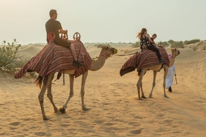 Big Red Desert Buggy Tour 2 Hours with Camel Ride & Sandboarding