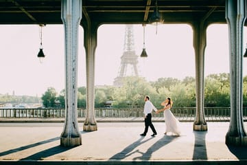 Couples Photoshoot Experience at Trocadéro Gardens, Paris