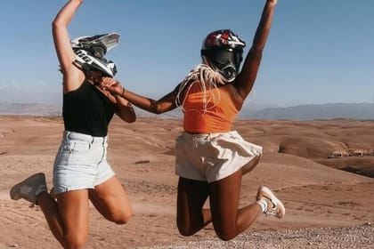 From Marrakech: Quad Bike and Dinner Show in Agafay Desert