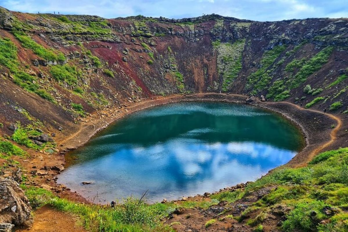Reykjavik: Private Golden Circle with Kerid Crater & Blue Lagoon