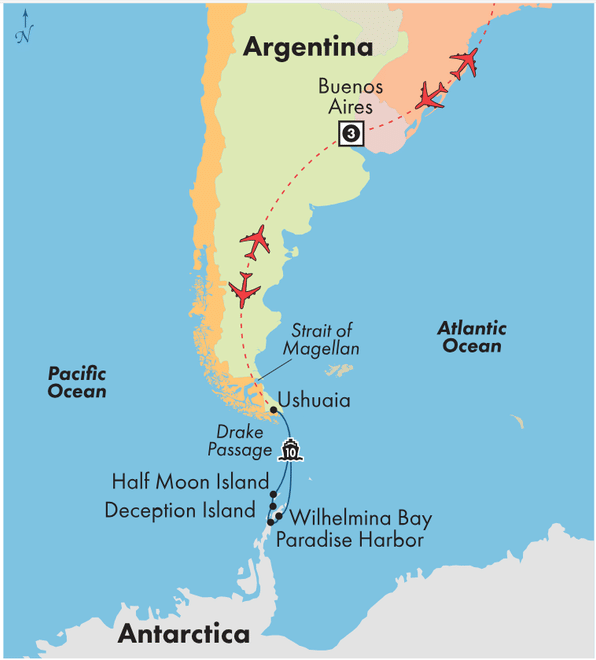 Antarctica; A dream trip by cruise ship