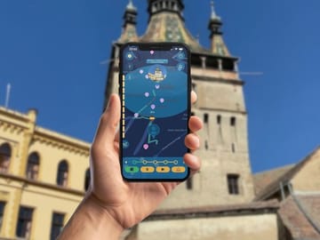 Sighișoara the Saxon Citadel GPS App Walking Tour Mobile Game