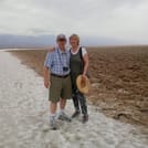 <p>Tom and Paulina Brecher standing on the salt flats of Death Valley.  A remarkable experience.</p>