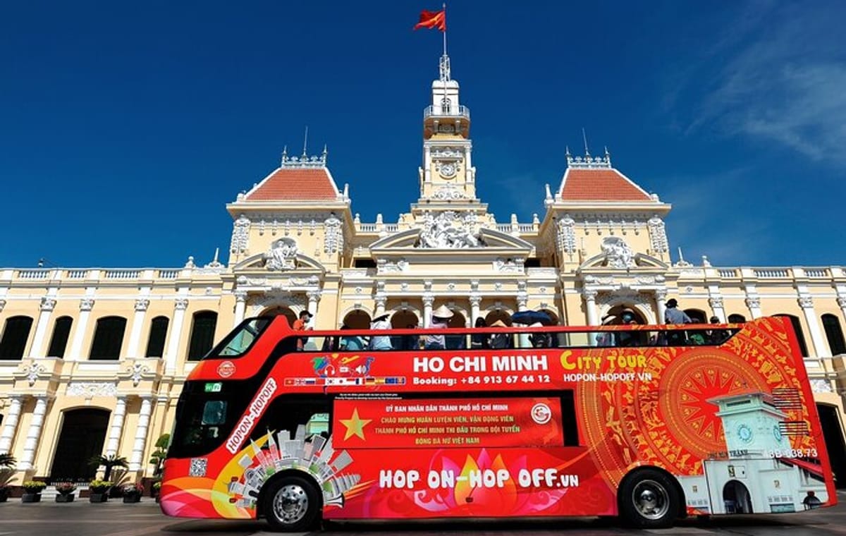 4 Hour Ho Chi Minh City Tour Hop on Hop off Bus