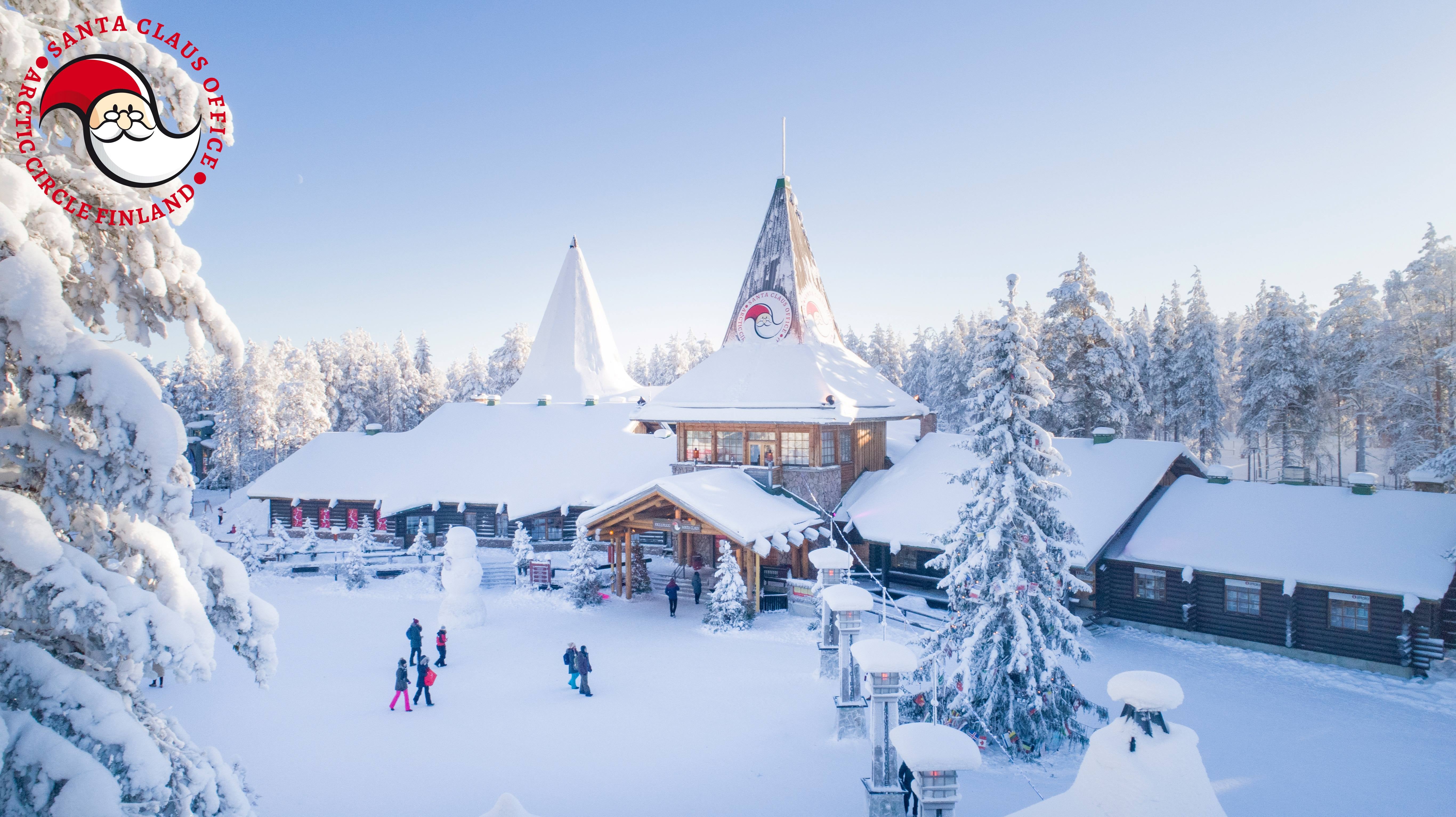 Santa Claus Office outside on a winter day