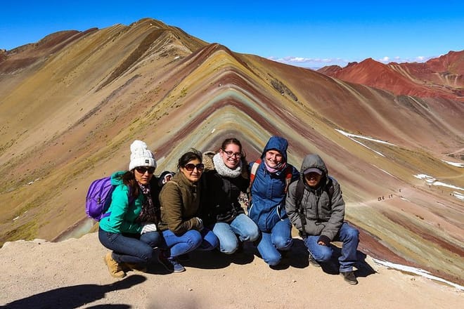Rainbow Mountain with friends