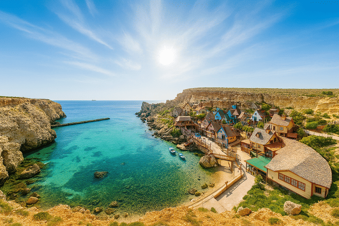 Around Malta Discovery Cruise with 3 Swim Stops and Buffet Lunch photo 2