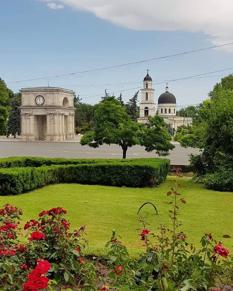 Chisinau is a small compact city so it's easy to walk around