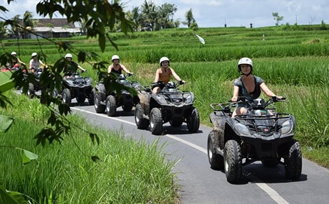 ATV Adventure and Ritual Bathing at Tirta Empul Temple