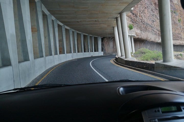 Chapman's Peak drive - picture taken from vehicle.