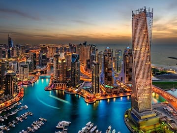 Dubai Marina at Night