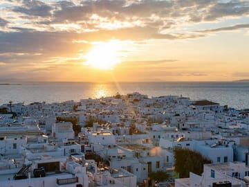 Sunset Walking Tour of Mykonos Town Highlights