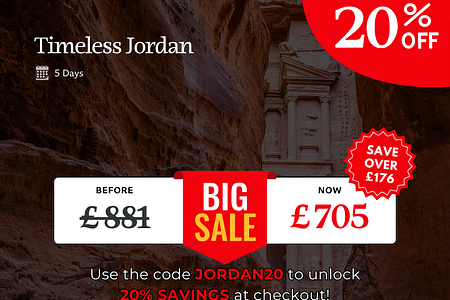 Discover Jordan: Petra, Wadi Rum, Dead Sea & Cultural Wonders Tour