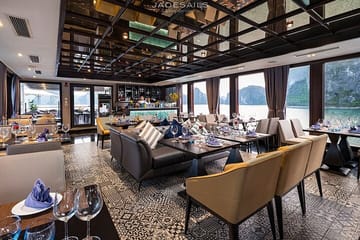 JADE SAILS – MOST LUXURY TOP VIP CRUISE IN HALONG BAY – 1 Day