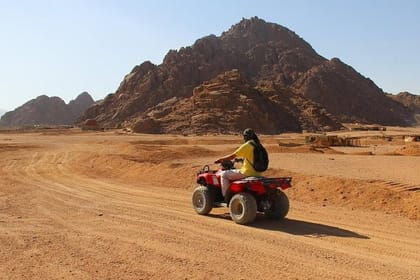 Quad Biking Adventure from Sharm El Sheikh Private