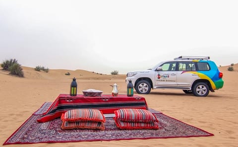 Dubai Sunrise Safari with Camel Trek and Breakfast Experience