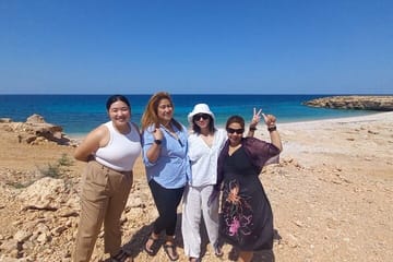 Adventure Tour to Wadi Shab and Bimmah Sinkhole from Muscat