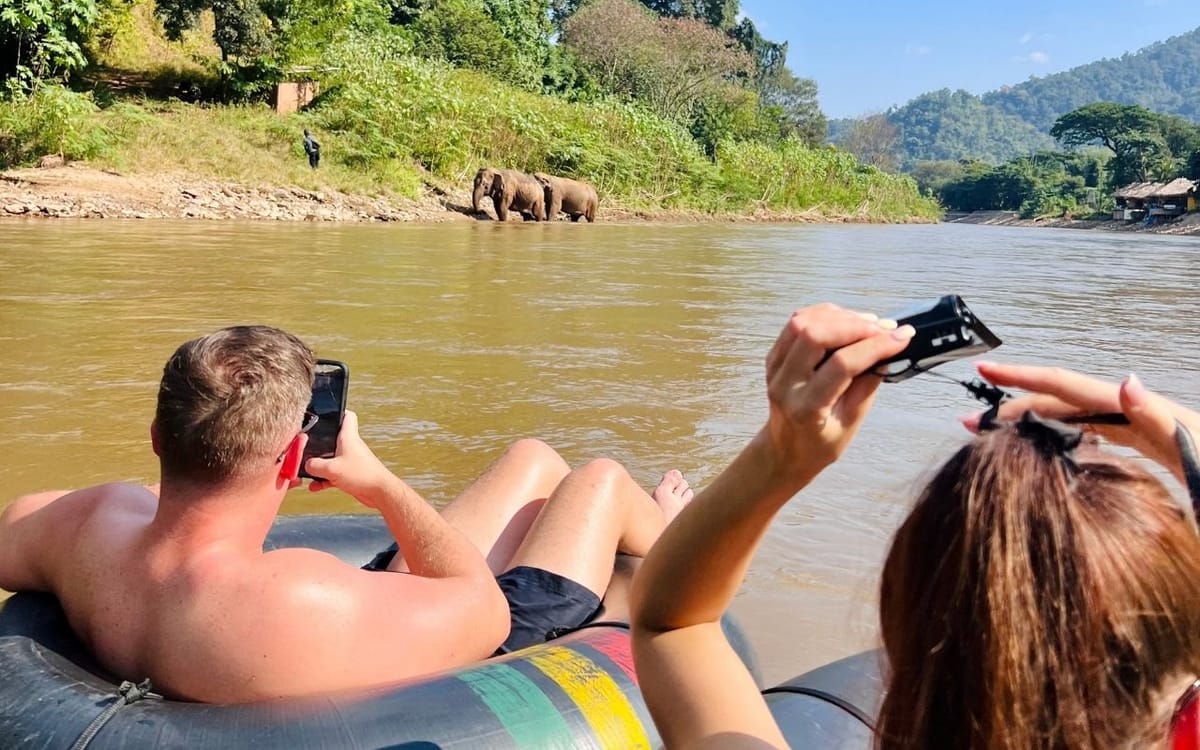 Chiang Mai Half-Day Adventure: River Tubing & Waterfall Slide