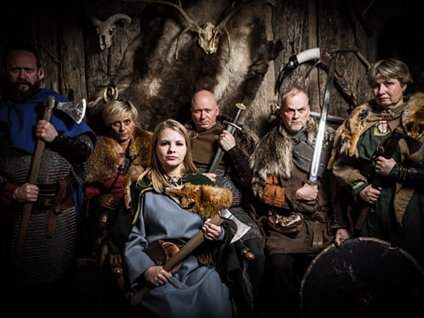 A picture of fierce vikings about to head out for some pillaging