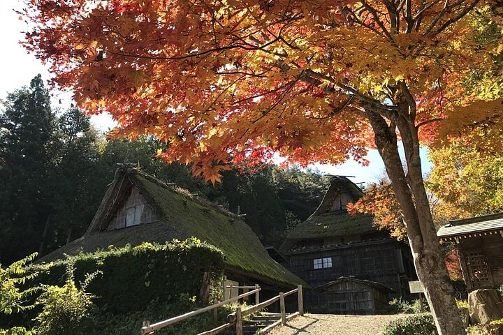 Hida Folk Village Museum Passes in Takayama Japan