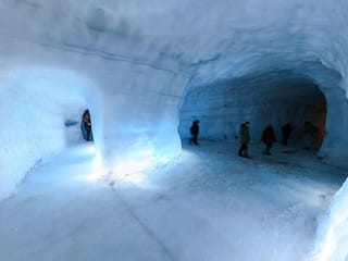 In the glacier