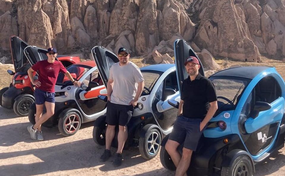 Electric Car Adventure through Göreme's Scenic Landscapes