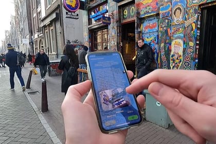 Coffeeshops Smartphone App Self-Guided GPS Walking Tour