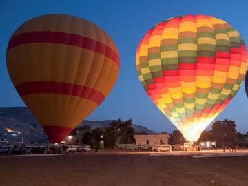 Hot Air Balloon Ride Over Luxor with Hotel Transfers