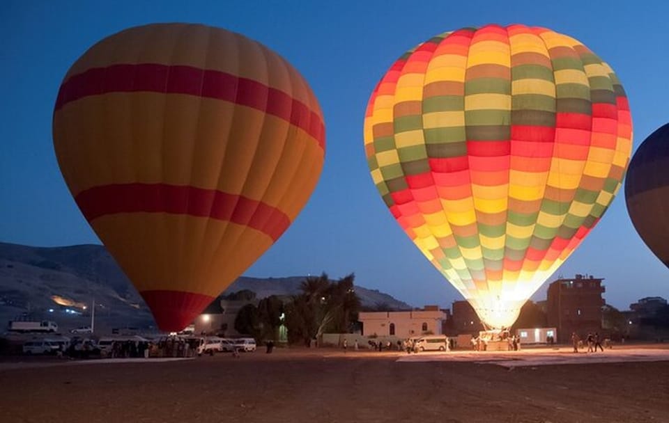 Hot Air Balloon Ride Over Luxor with Hotel Transfers