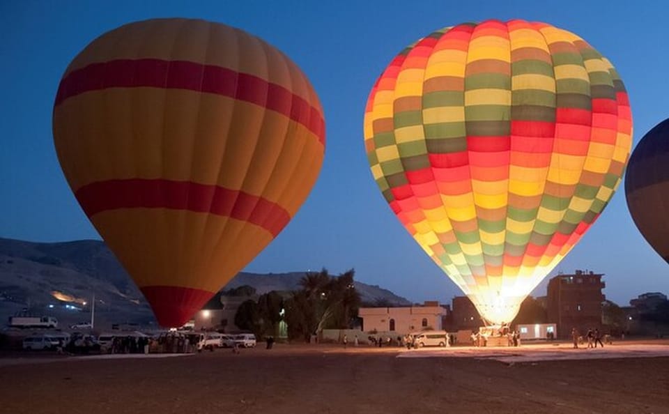Hot Air Balloon Ride Over Luxor with Hotel Transfers