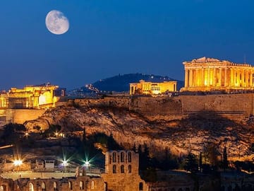 Panoramic View of Acropolis Athens