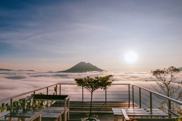 Eco Bike Tour from Bali Peaks to Pura Tirta Empul