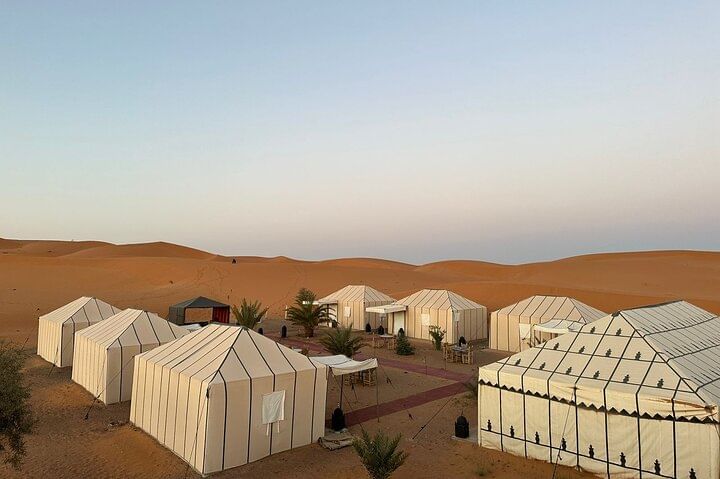 Camel Trekking Adventure in Erg Chebbi Desert with Sunset & Sunrise Views