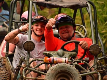Roatan ATV adventure tour with naturally preserved jungles trails
