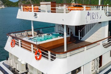 IRIS CRUISE – 5 Star Day Cruise – Halong Bay 1 Day – JACUZZI POOL