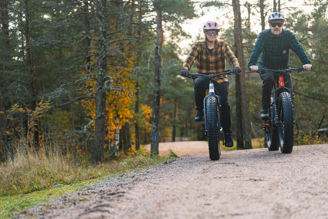StayLapland Electric Fatbike tour in the wilderness in Rovaniemi, Lapland