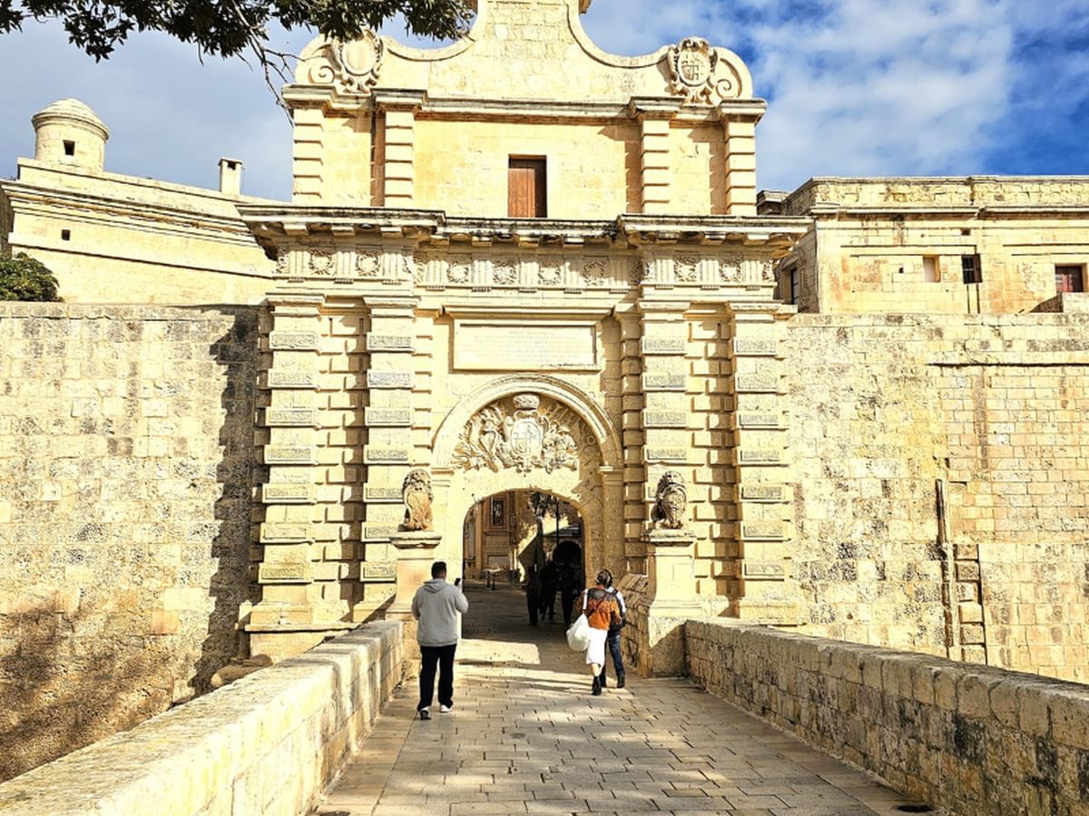 Main gate to the medieval city, Mdina