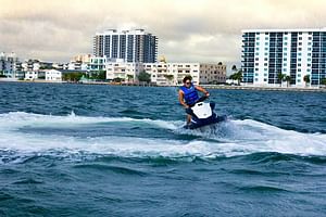 JetSki One Hour with Free Pontoon Sightseeing Tour of South Beach 
