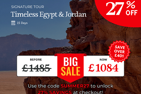 Timeless Egypt & Jordan: Explore Ancient Wonders & Desert Adventures