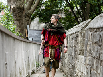 Nero walks the Fortress Walls
