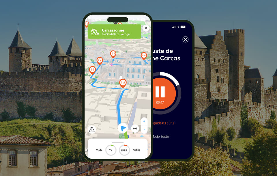 Audio Guided Walking Tour of Historic Carcassonne, France
