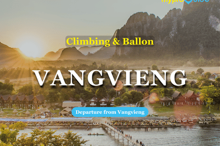 Vangvieng Climbing & Ballon (Departure from Vangvieng)