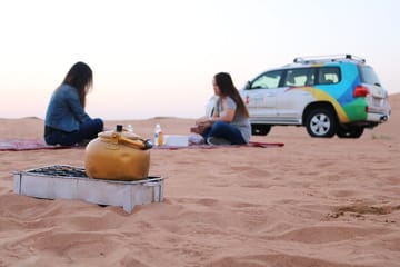 Dubai Sunrise Safari in red dune with Camel Trek with Breakfast