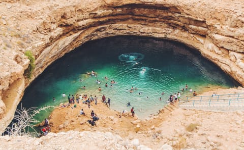 Wadi Shab and Bimmah Sinkhole Full Day Adventure Tour